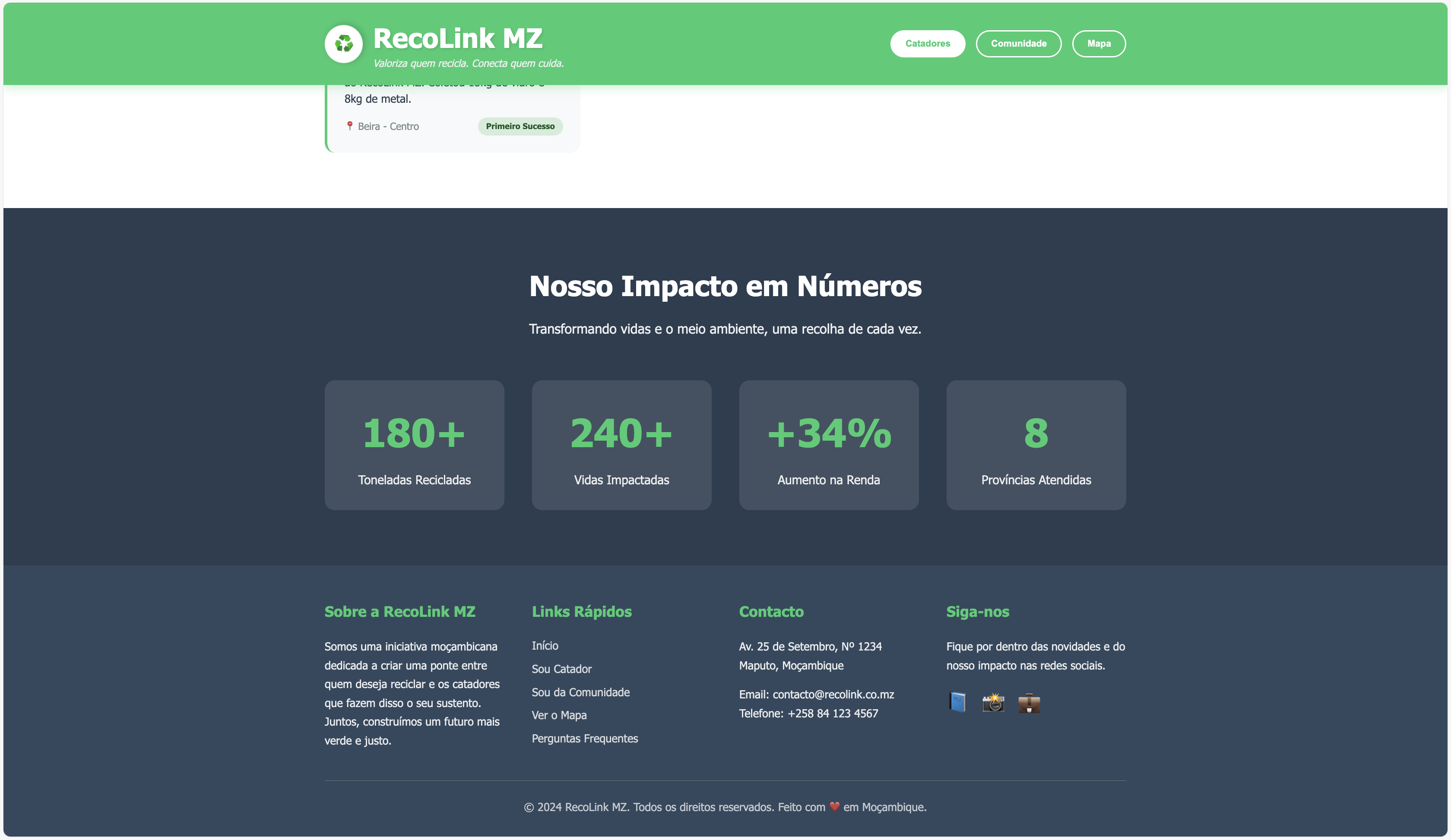 Interface 3 de RecoLink MZ